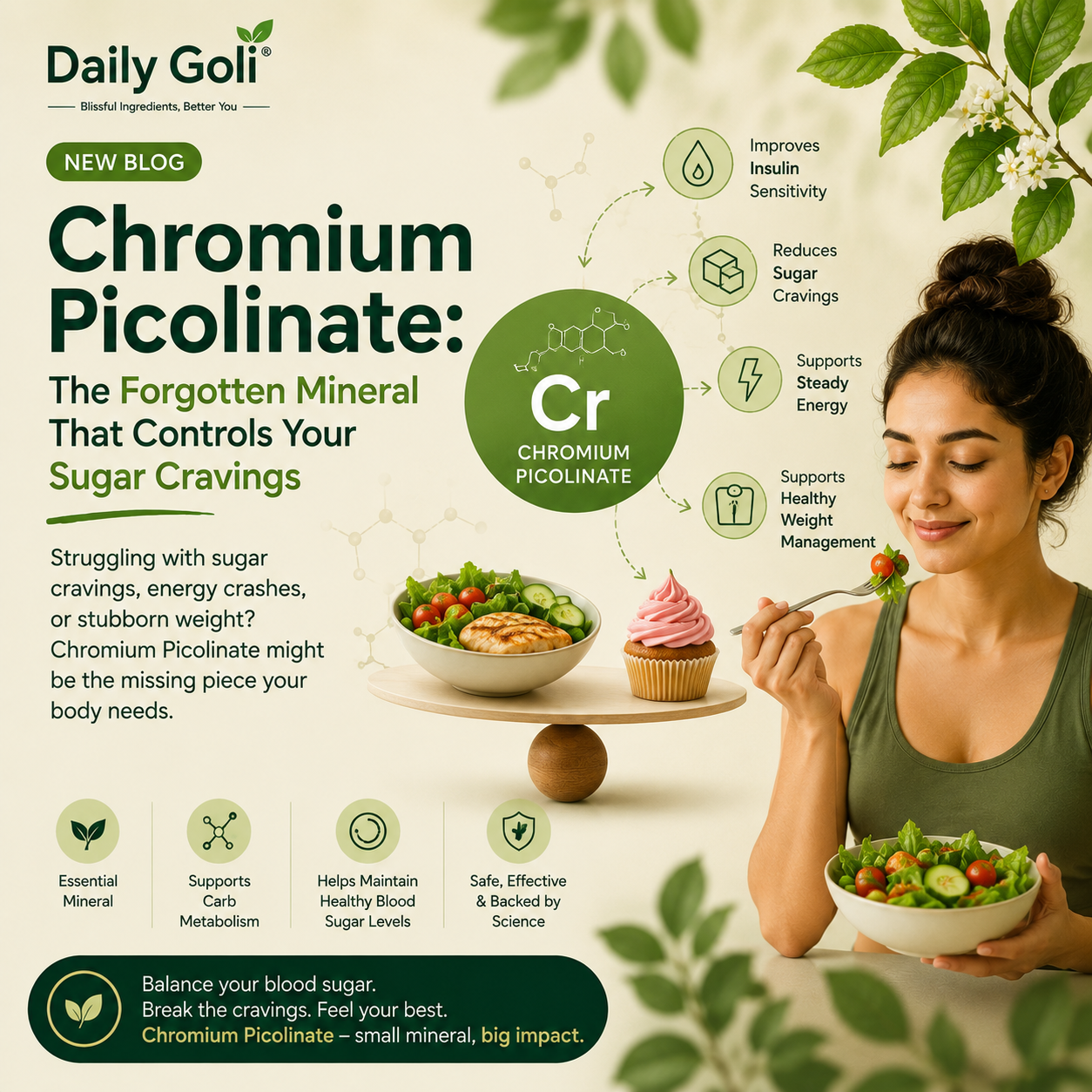 Chromium Picolinate: The Forgotten Mineral That Controls Your Sugar Cravings