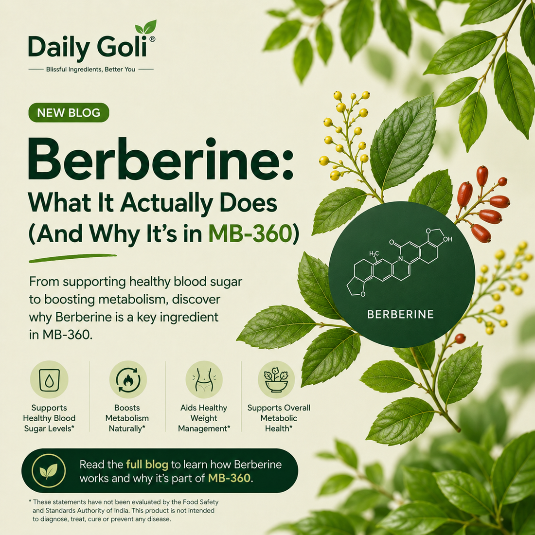 Berberine: What It Actually Does (And Why It's in MB-360)