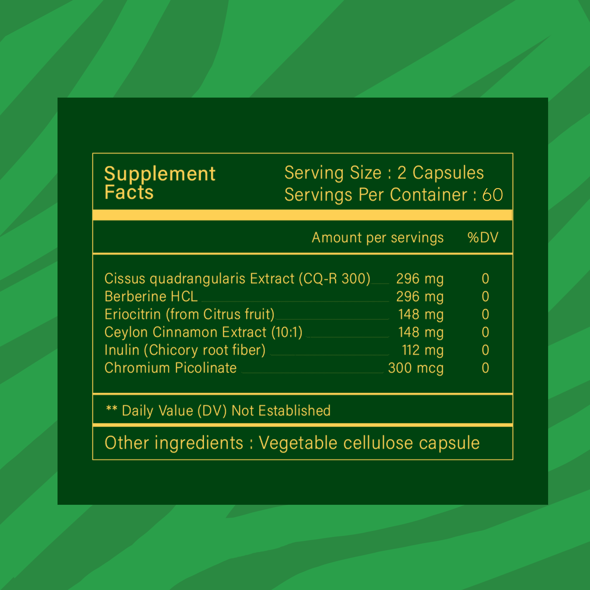 glp 1 weight loss capsules ingredients list